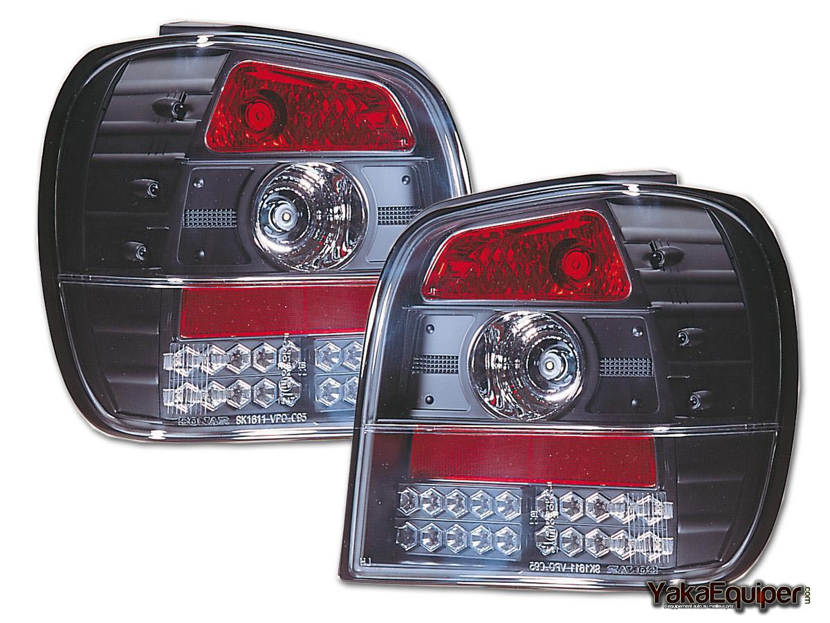 Feux Arriere VW Polo 6N LED Noir YakaEquiper