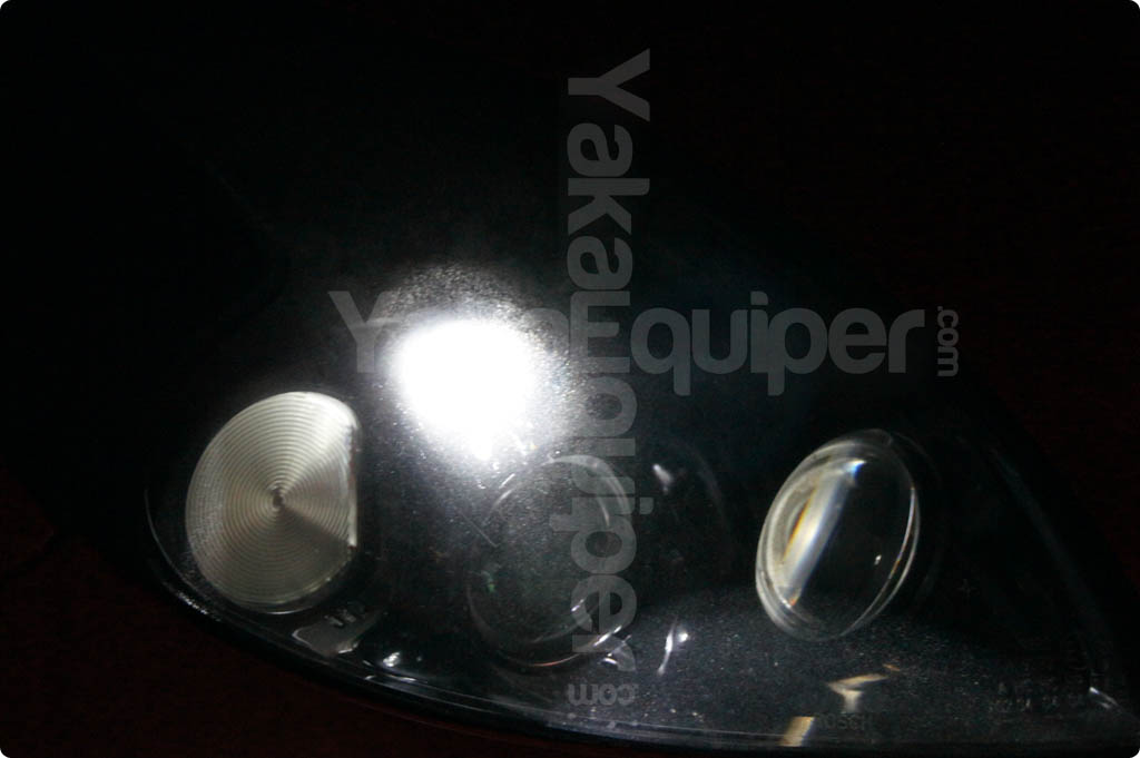 2 kurz belüftete H1-LED-Lampen 10000 Lumen 6000K - Pure White