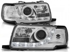 2 Phares devil eyes  AUDI 80 B4 - 91-96 - Chrome