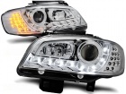 2 Phares SEAT Ibiza / Cordoba 99-02 - Devil LED - Cligno LED - Chrome