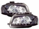 2 Phares avant Audi A3 8P Devil Eyes LED - Noir