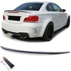 Becquet spoiler de hayon - BMW Serie 1 coupe E82 - 07-13 - noir brillant