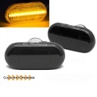 2 Clignotants dynamiques LED Renault Clio 2 Twingo 2 3 Scenic - Noir