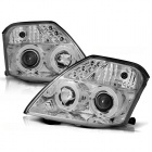 2 Phares angel eyes LED Citroen C2 -03-10 - Chrome