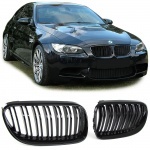 1332 - Spiegelkappen ABS schwarz glanz passend für BMW 1er E81 E82 E87 E88  3er E90 E91 E92 E93 Facelift