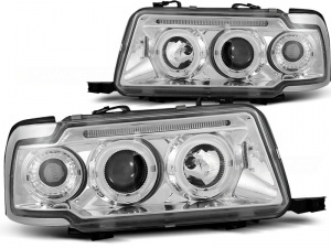 2 Phares angel eyes  AUDI 80 B4 - 91-96 - Chrome