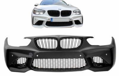 Grilles de Calandre pour BMW Série 1 F20/F21 a partir de 2015 noir mat