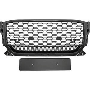 Grille calandre Audi Q2 16-19 - look RSQ2 - Noir Laqué - PDC