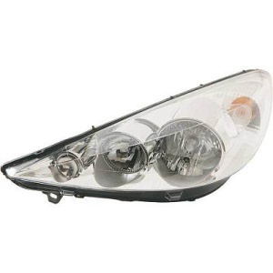 Phare gauche conducteur Peugeot 206+plus - 09-13 - Chrome