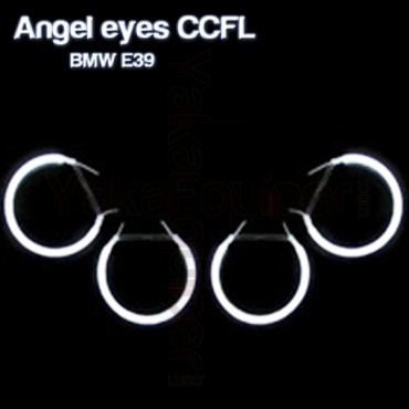 Pack 4 Anneaux angel eyes CCFL BMW E39 Blanc xenon 6000K ...