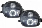 2 Phares avant angel eyes ccfl Renault Twingo 93-07 - Noir